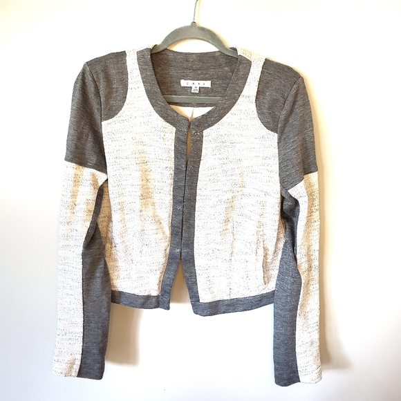 CAbi Gunmetal Grey Moto Blazer - Picture 4 of 8